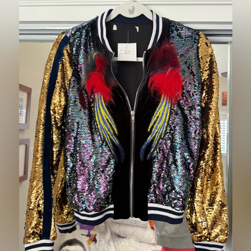 Mardi Gras Sequin Jacket